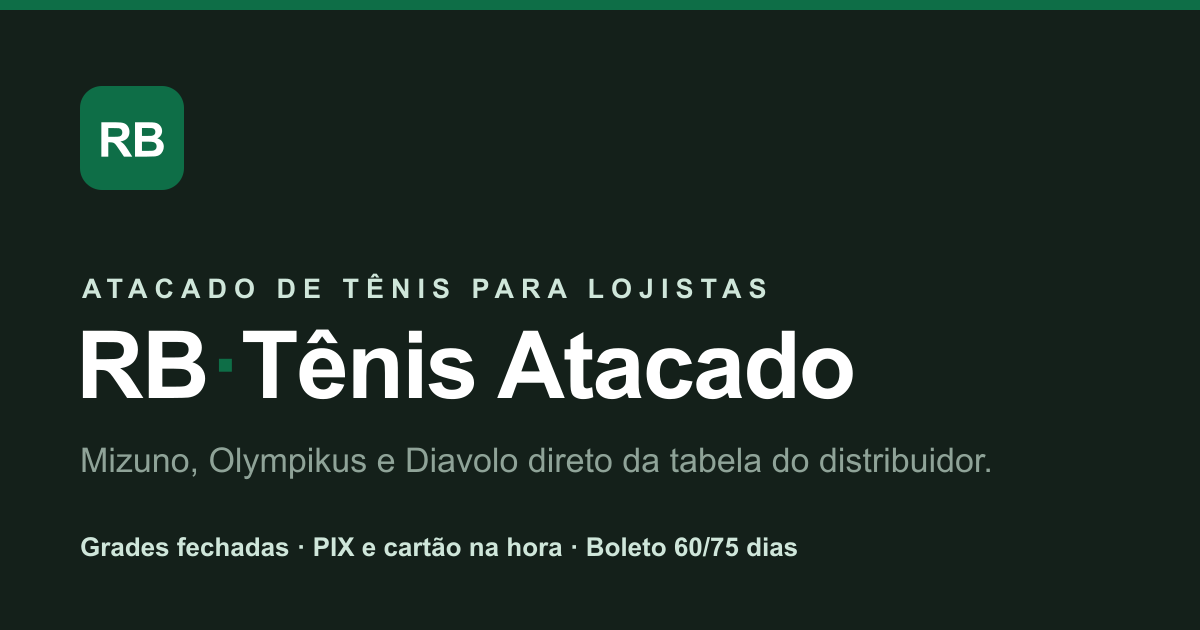 RB Tênis Atacado logo